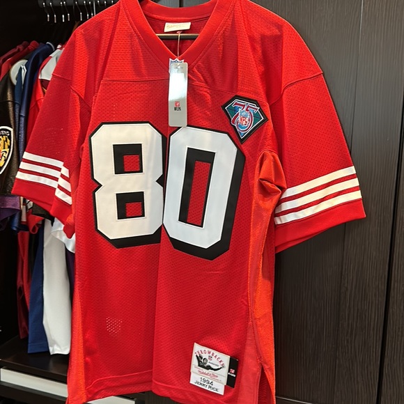 Jerry Rice 49ers Anniversary Jersey 1994 Jerry Rice Game-Worn